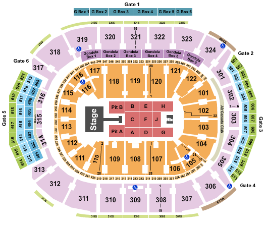 Scotiabank Arena Kelsea Ballerini Seating Chart