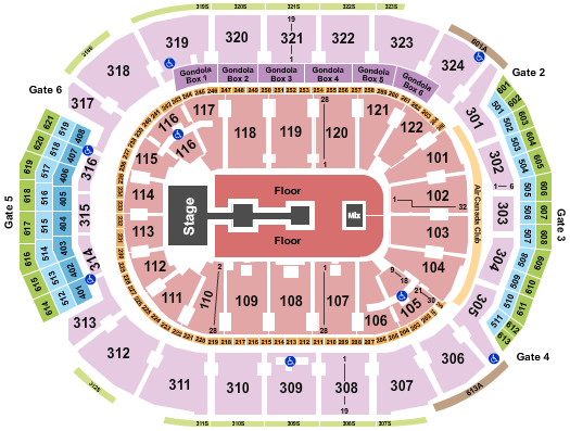 Scotiabank Arena Kendrick Lamar 2 Seating Chart