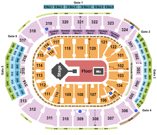 Scotiabank Arena Keshi Seating Chart