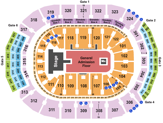 Scotiabank Arena Khalid Seating Chart