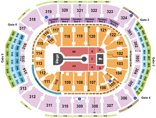 Scotiabank Arena Lauren Daigle Seating Chart
