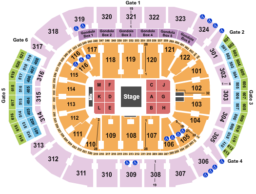 Scotiabank Arena Maluma Seating Chart