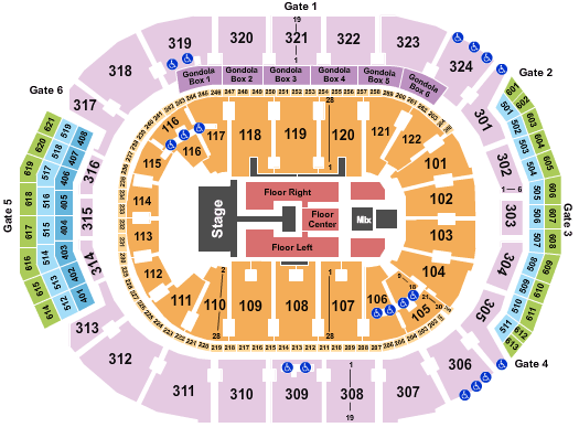 Scotiabank Arena Mana Seating Chart