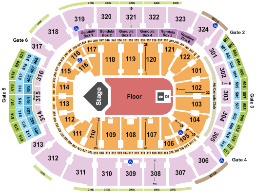 Scotiabank Arena Maneskin Seating Chart