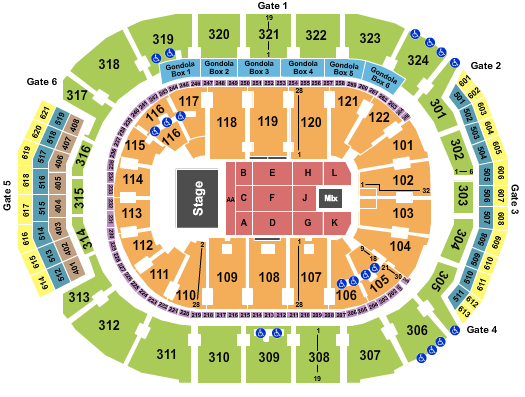 Scotiabank Arena Marc Anthony Seating Chart