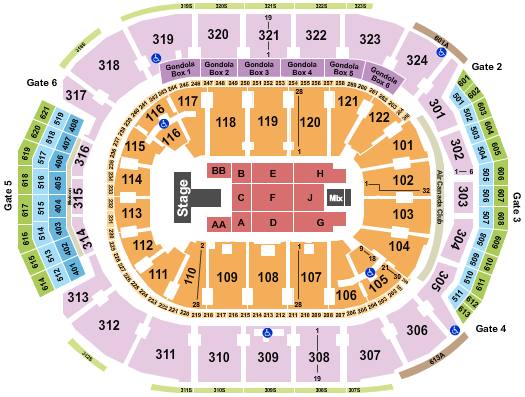 Scotiabank Arena Maverick City Music Seating Chart