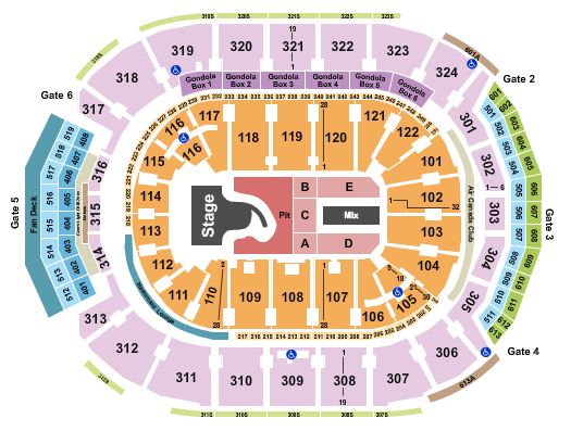 Scotiabank Arena Megan Moroney Seating Chart