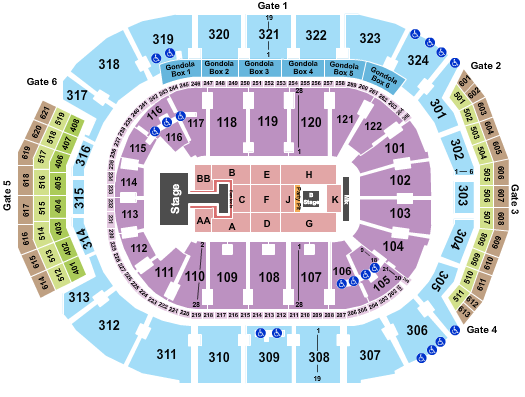 Scotiabank Arena NKOTB 2022 Seating Chart