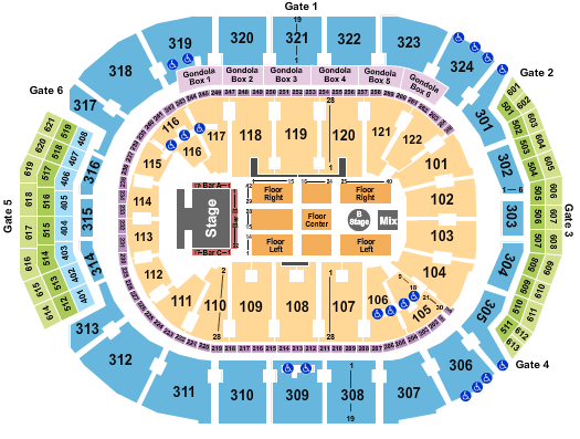 Scotiabank Arena NKOTB Seating Chart
