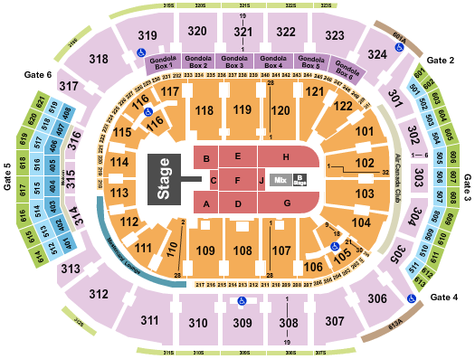 Scotiabank Arena Niall Horan Seating Chart
