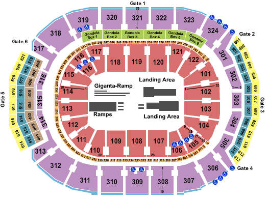 Scotiabank Arena Nitro Circus Seating Chart