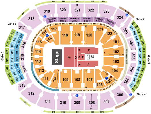 Scotiabank Arena Noah Kahan Seating Chart
