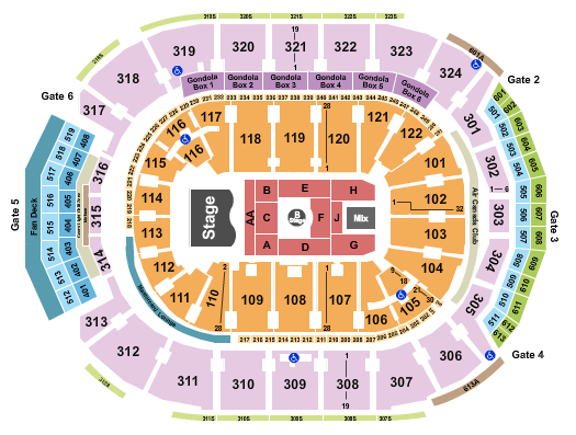 Olivia Dean Scotiabank Arena Seating Chart