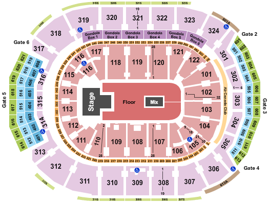 Scotiabank Arena Paramore Seating Chart