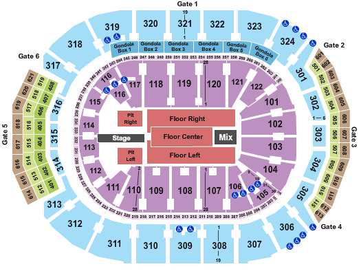 Scotiabank Arena Post Malone Seating Chart