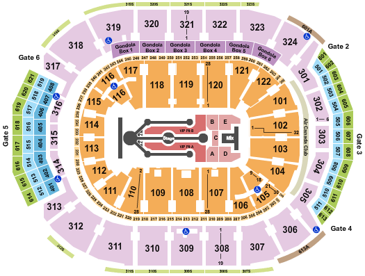 Post Malone Scotiabank Arena Seating Chart