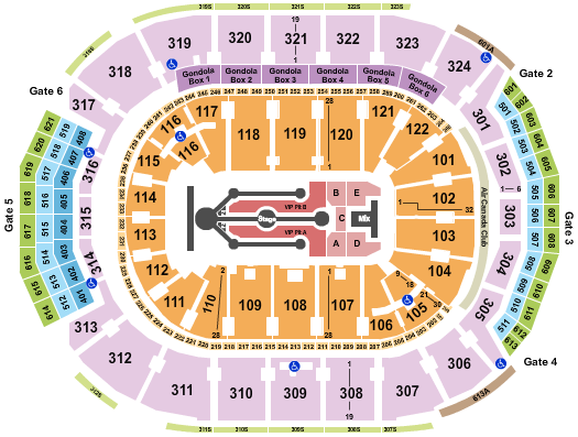 Scotiabank Arena Post Malone-2 Seating Chart