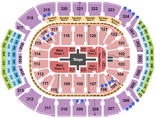 Scotiabank Arena Roger Waters Seating Chart