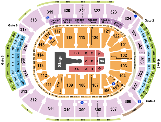 Scotiabank Arena Romeo Santos Seating Chart