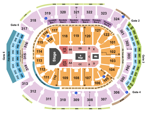 Scotiabank Arena Rosalia Seating Chart