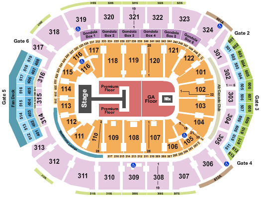 Scotiabank Arena Shubh Seating Chart