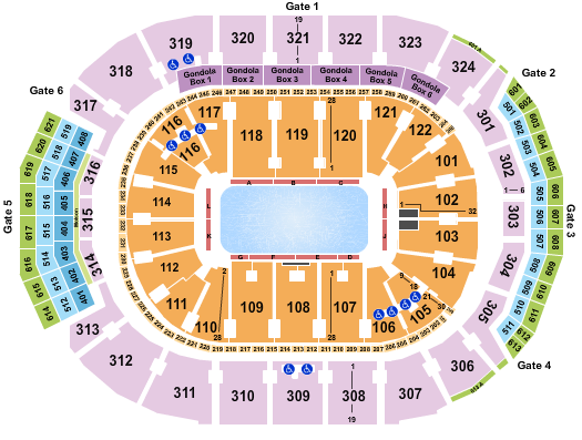 Scotiabank Arena Stars On Ice Seating Chart