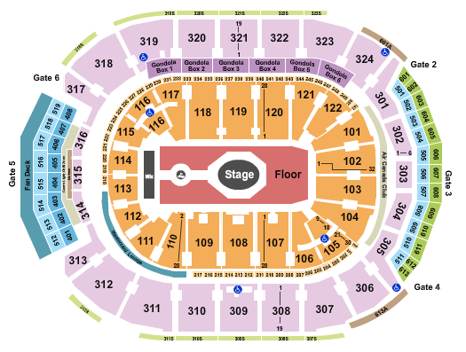 Tame Impala Scotiabank Arena Seating Chart