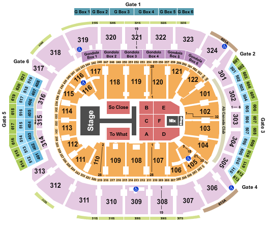 Tate McRae Scotiabank Arena Seating Chart