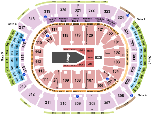 Scotiabank Arena The Weeknd Seating Chart
