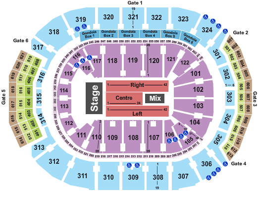 Scotiabank Arena Tool 1 Seating Chart