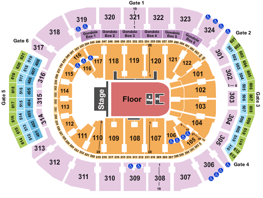 Scotiabank Arena Twenty One Pilots Seating Chart