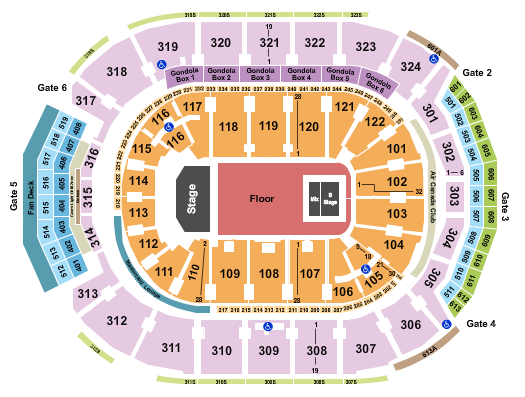 Tyler the Creator Scotiabank Arena Seating Chart