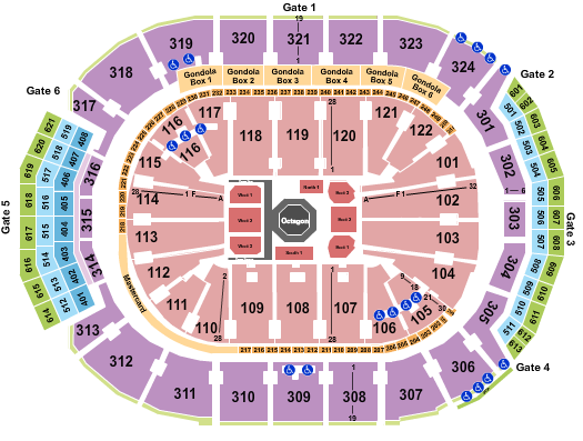 Scotiabank Arena UFC Seating Chart