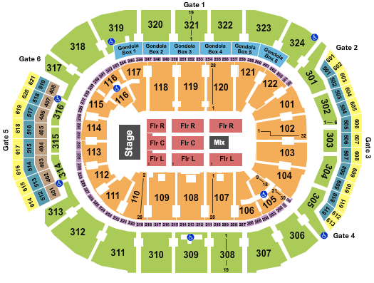 Scotiabank Arena Wild N' Out Seating Chart
