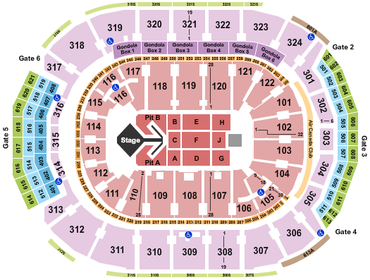 Scotiabank Arena WizKid Seating Chart