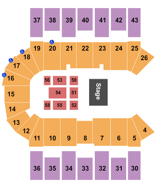 Scotiabank Centre (formerly Halifax Metro Centre) Seating Chart