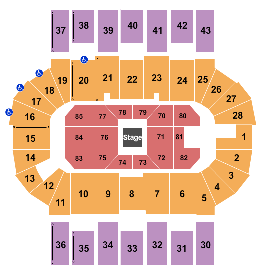 Scotiabank Centre Seating Chart