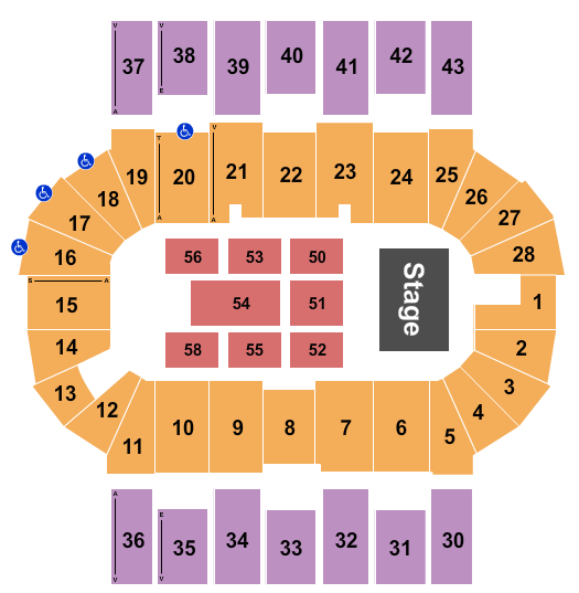 Scotiabank Centre Endstage 2 Seating Chart
