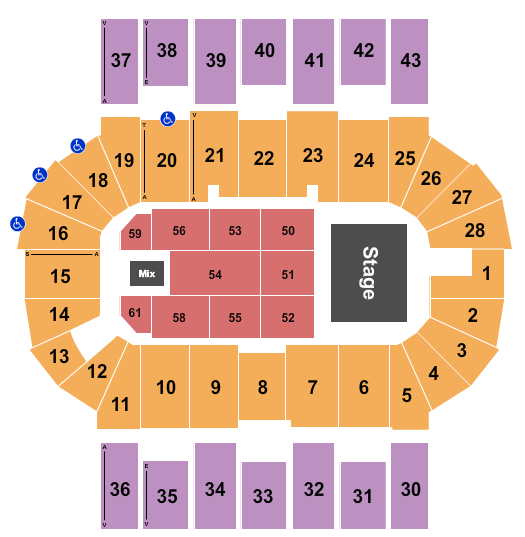 Scotiabank Centre Endstage 3 Seating Chart