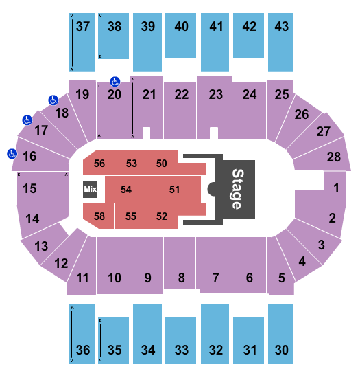 Scotiabank Centre Seating Chart