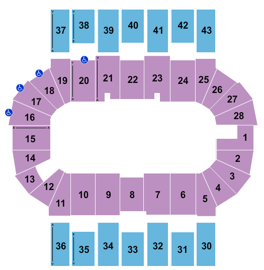 Scotiabank Centre Open Floor Seating Chart