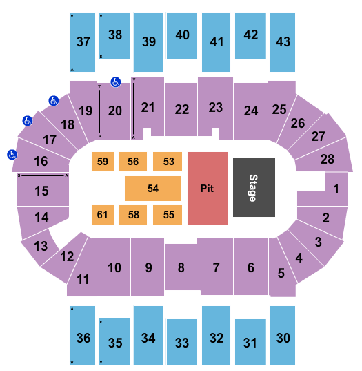 Scotiabank Centre The Offspring Seating Chart