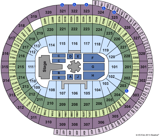 Canadian Tire Centre NKOTB Seating Chart