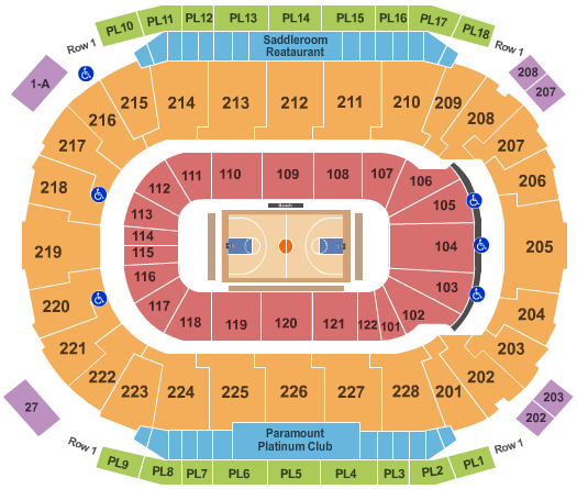 Scotiabank Saddledome Basketball Seating Chart