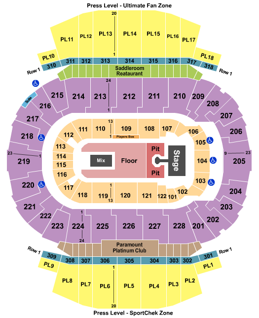 Scotiabank Saddledome Nickelback 2 Seating Chart