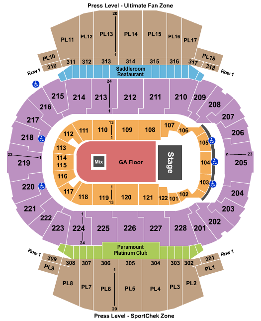 Scotiabank Saddledome Queens Of The Stone Age Seating Chart