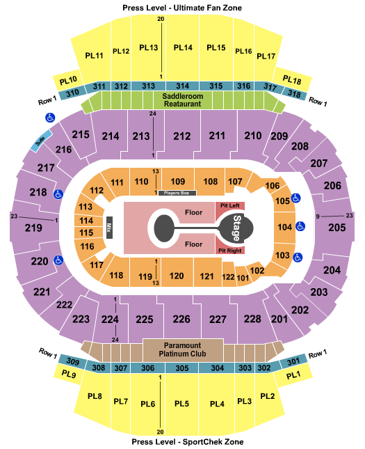 Scotiabank Saddledome Shawn Mendes Seating Chart
