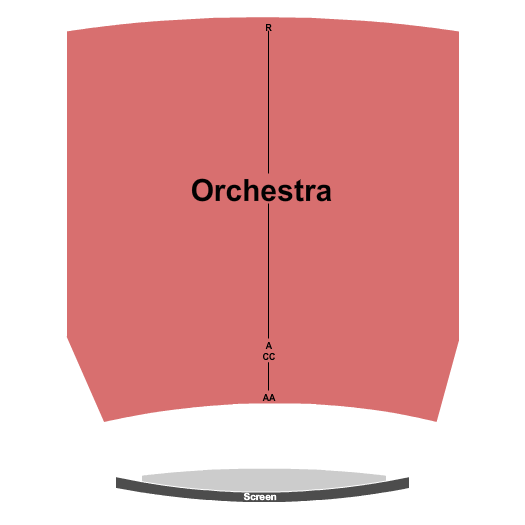Scotiabank Theatre - Cinema 1 Endstage Seating Chart