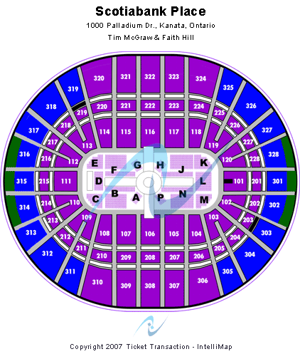 Canadian Tire Centre Standard Seating Chart