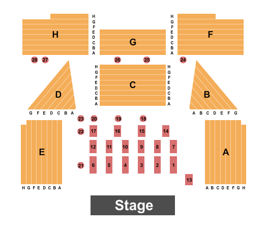 Scottish Rite Masonic Center - Tampa Endstage Tables 2 Seating Chart